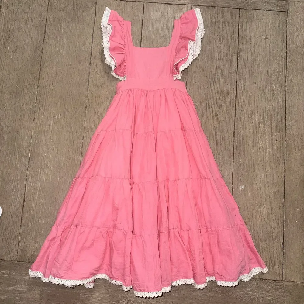 Well Dressed Wolf “Naomi” Azalea pink long maxi dress 3T